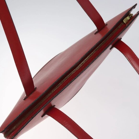 LOUIS VUITTON Epi Saint Jacques Poignees Long Hand Bag Red Auth - Picture 7 of 16